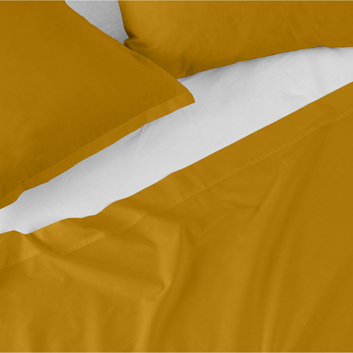 Top sheet HappyFriday Basic Mustard 240 x 270 cm HappyFriday