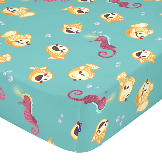 Fitted sheet HappyFriday MR FOX Multicolour 105 x 200 x 32 cm HappyFriday