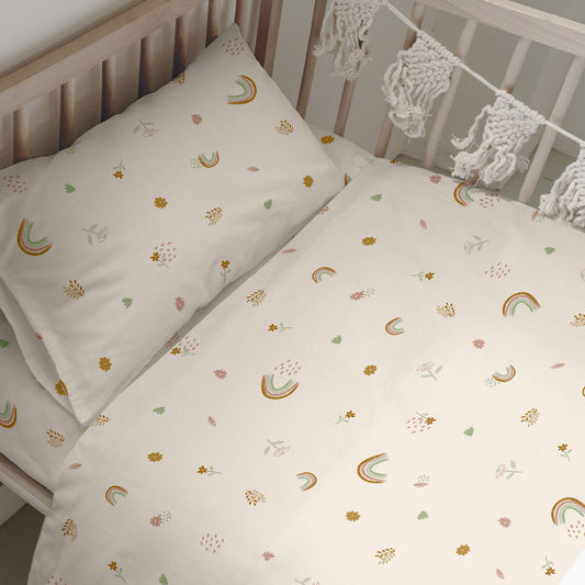 Duvet cover set HappyFriday HAPPYFRIDAY MINI Multicolour Baby Crib 28 x 2 x 38 cm