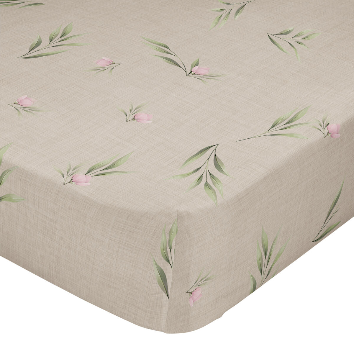 Fitted sheet HappyFriday Summer floral Multicolour 180 x 200 x 32 cm HappyFriday