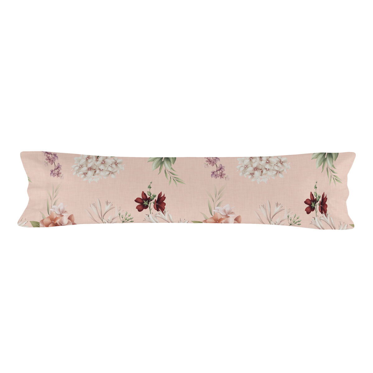 Pillowcase HappyFriday Summer Floral Multicolour Double 45 x 155 cm HappyFriday