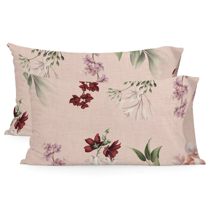 Pillowcase HappyFriday Summer Floral Multicolour 50 x 75 cm (2 Units) HappyFriday