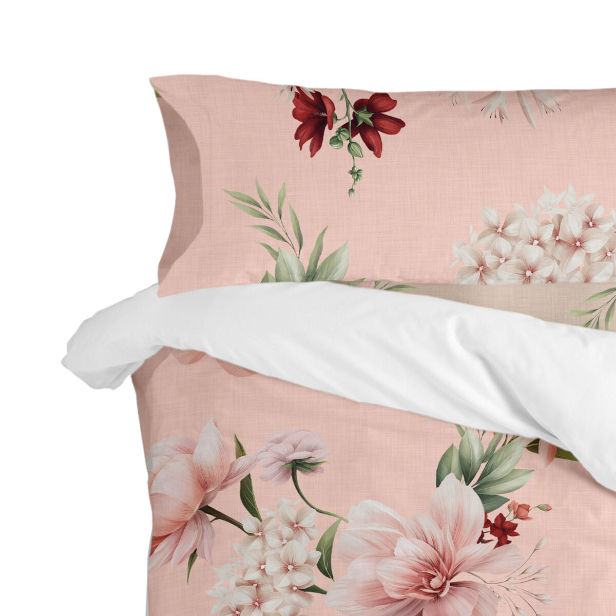 Pillowcase HappyFriday Summer Floral Multicolour 45 x 110 cm (2 Units) HappyFriday