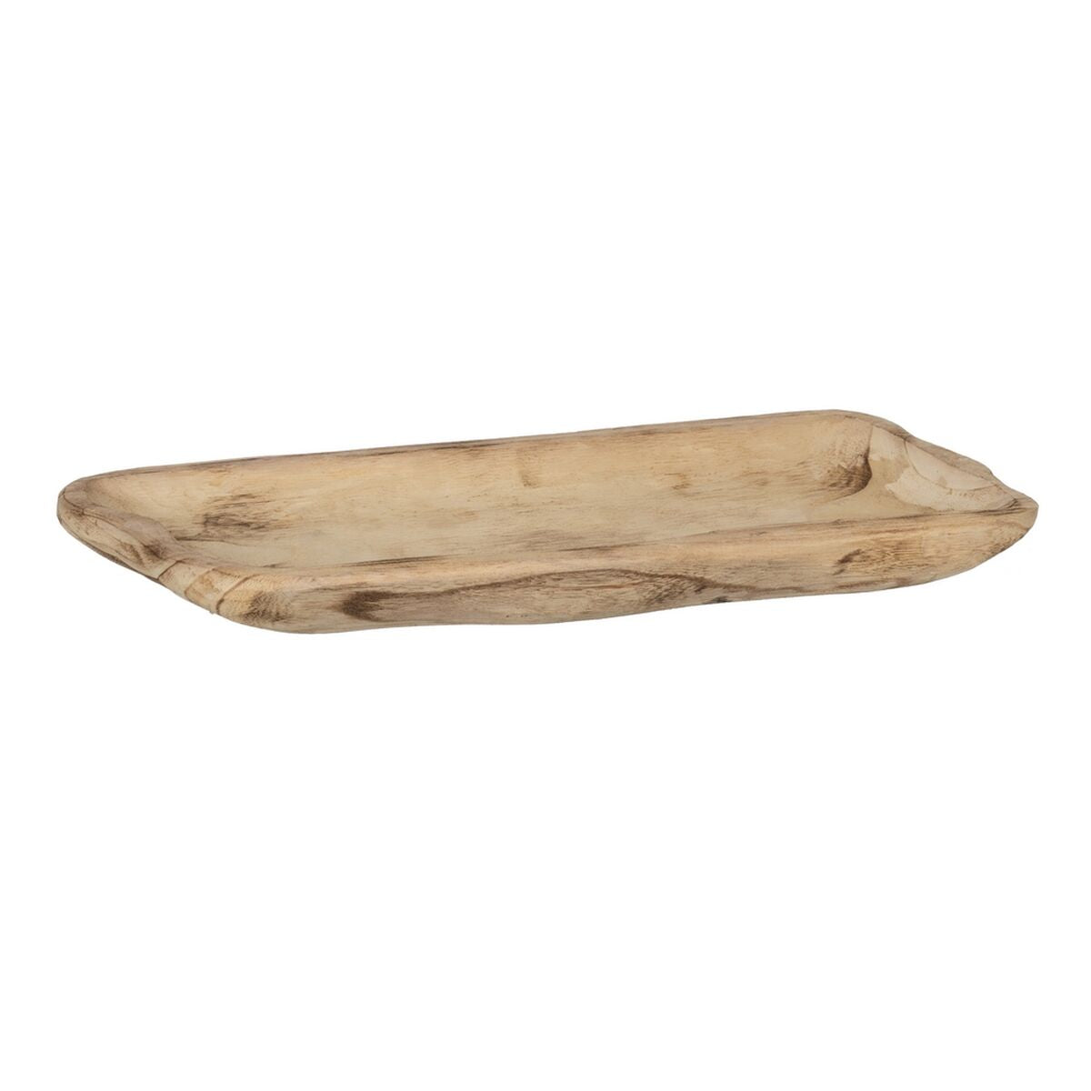 Tray Natural Wood 55 x 23 x 5 cm BigBuy Home