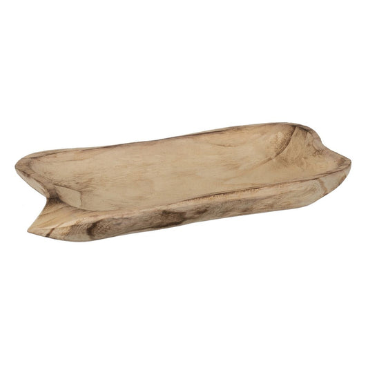 Tray Natural Wood 46 x 24 x 5 cm BigBuy Home