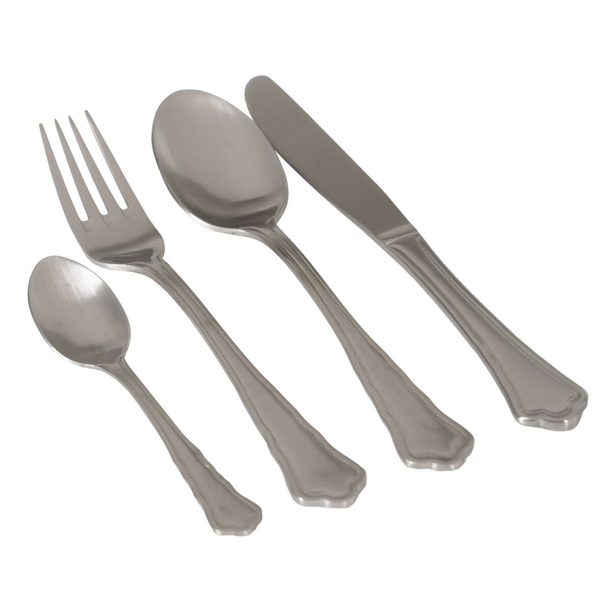 Cutlery Silver Stainless steel 24 Pieces BigBuy Home