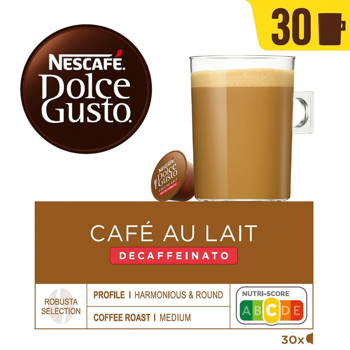 Coffee Capsules Nestlé AULAIT DESCAF Nestle