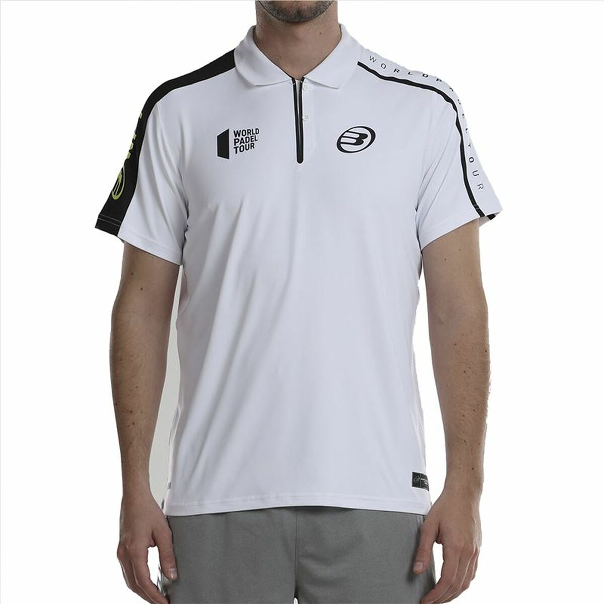 Men’s Short Sleeve Polo Shirt Bullpadel Liceo Padel White Bullpadel