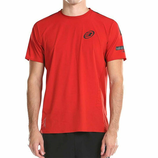 Men’s Short Sleeve T-Shirt Bullpadel Odeon Tl Red Bullpadel