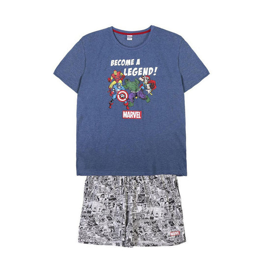 Pyjama Marvel Grey (Adults) Men