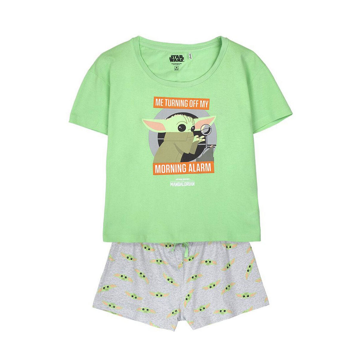 Summer Pyjama The Mandalorian Green Light Green Lady The Mandalorian