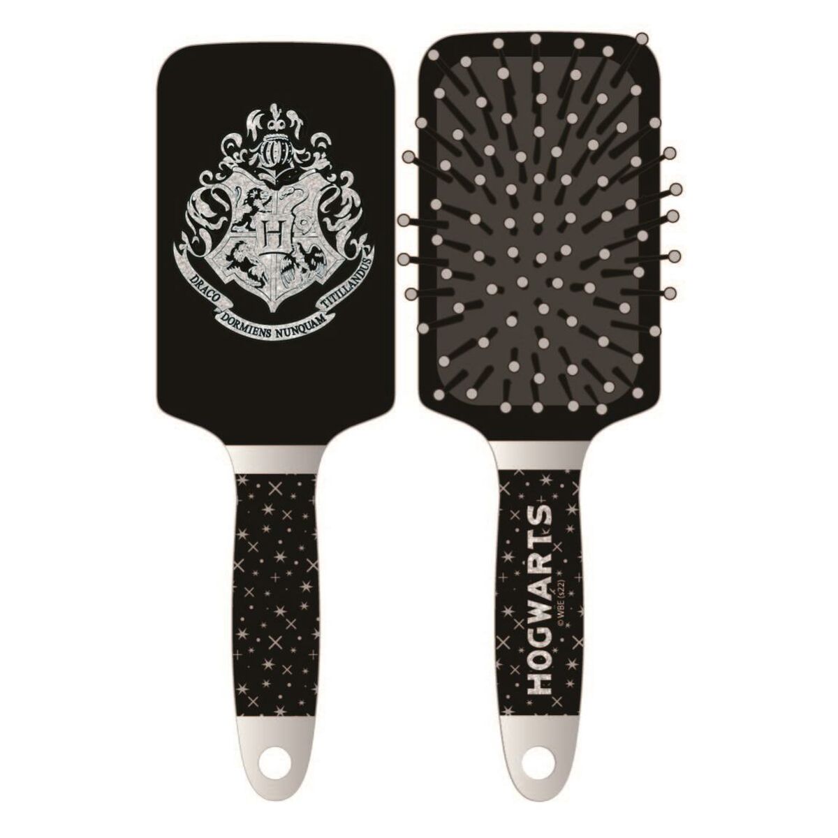 Detangling Hairbrush Harry Potter Black ABS Harry Potter