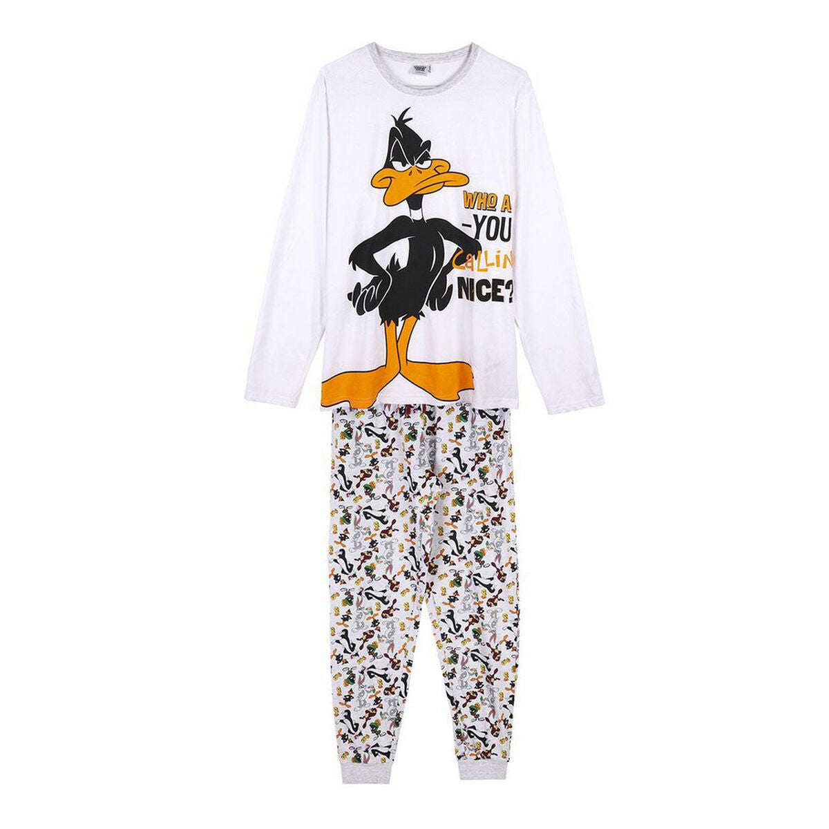 Pyjama Looney Tunes Grey (Adults) Men Looney Tunes