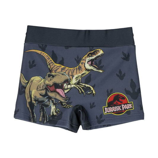 Badeshorts für Jungen Jurassic Park Dunkelgrau