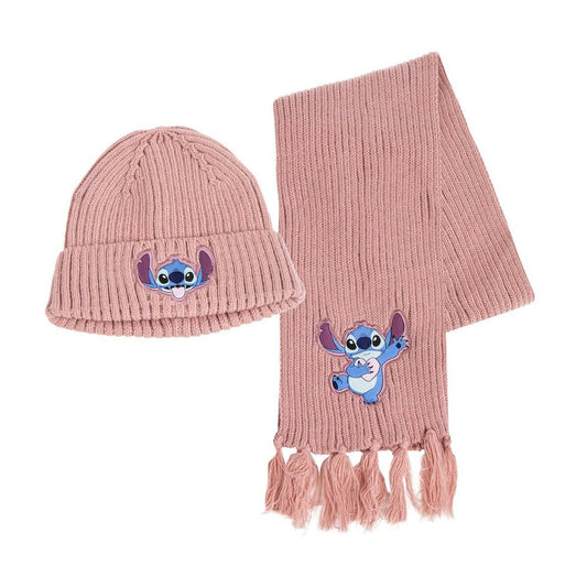 Hat and Scarf Stitch Pink