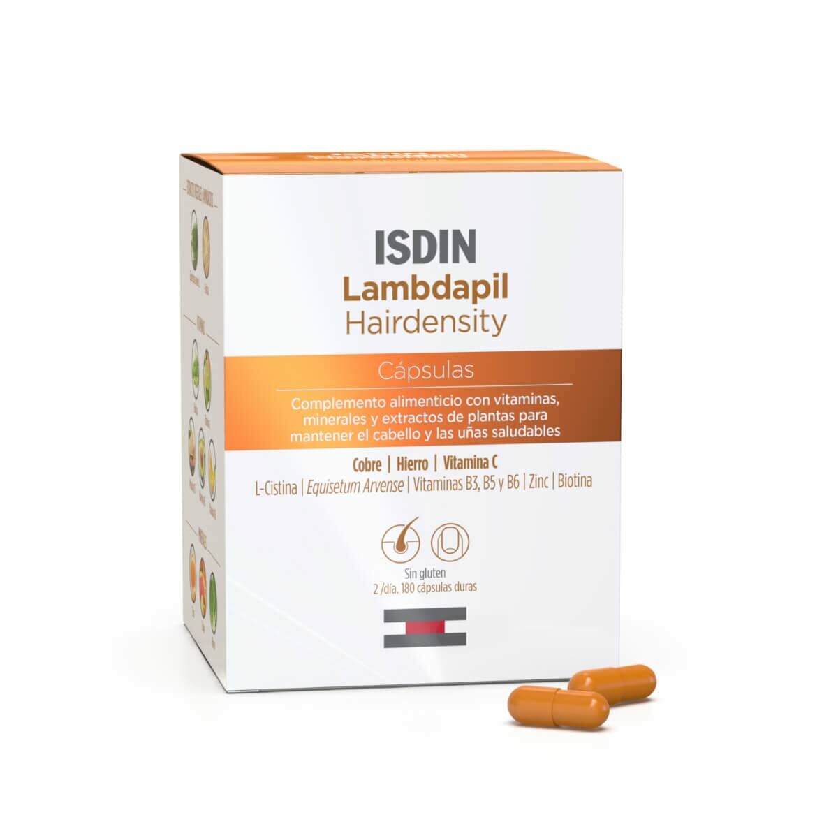 Hair Loss Food Supplement Isdin Lambdapil 180 Capsules Isdin