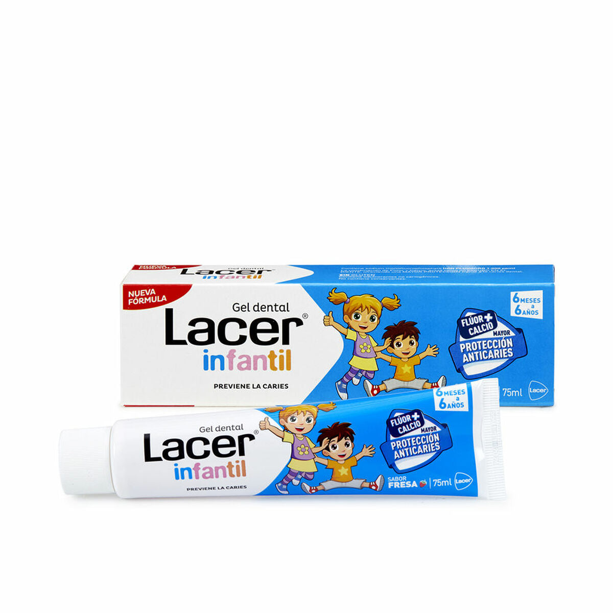 Pasta de dientes Lacer Infantil Fresa (75 ml)