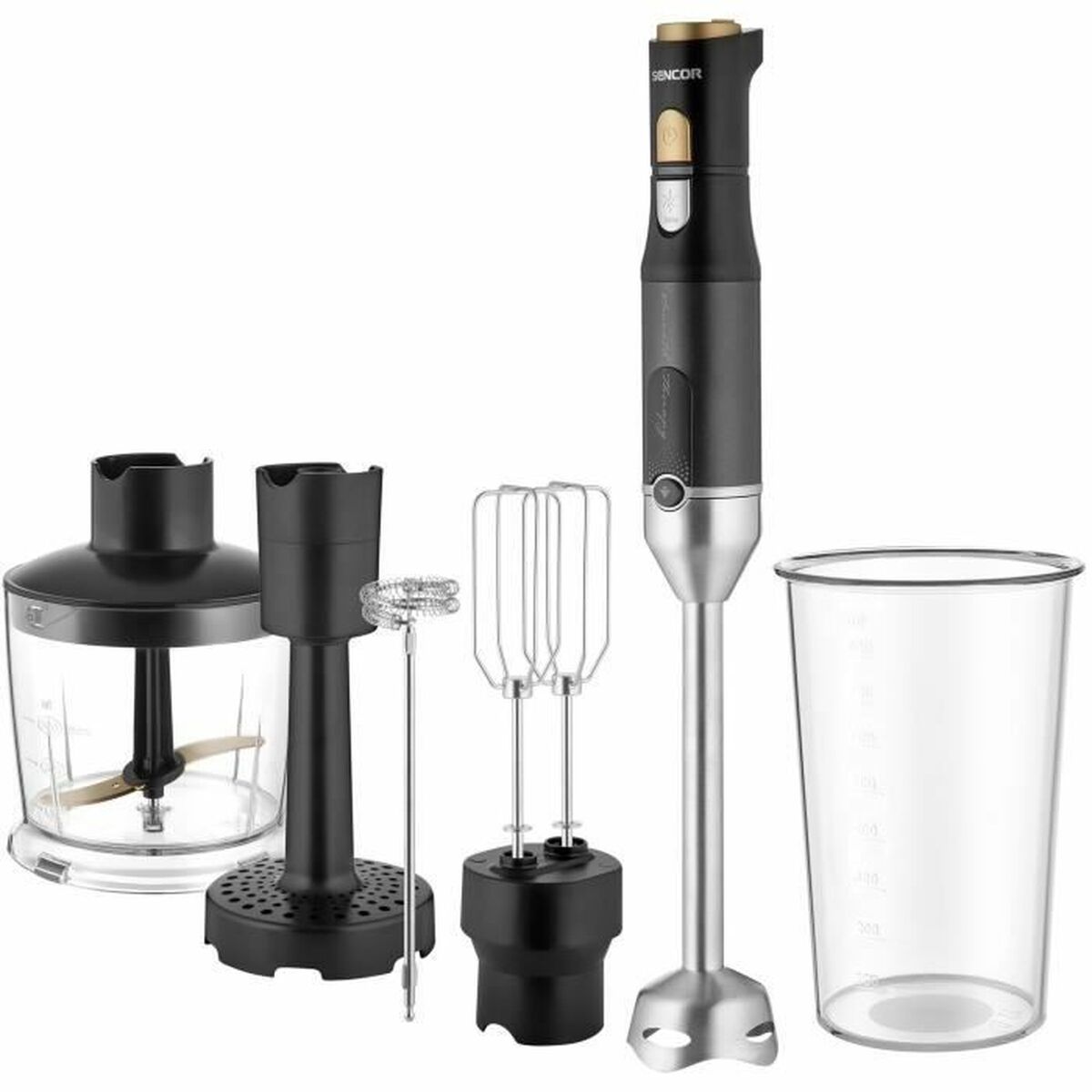 Hand-held Blender Sencor SHB 6442BK Black 1200 W Sencor