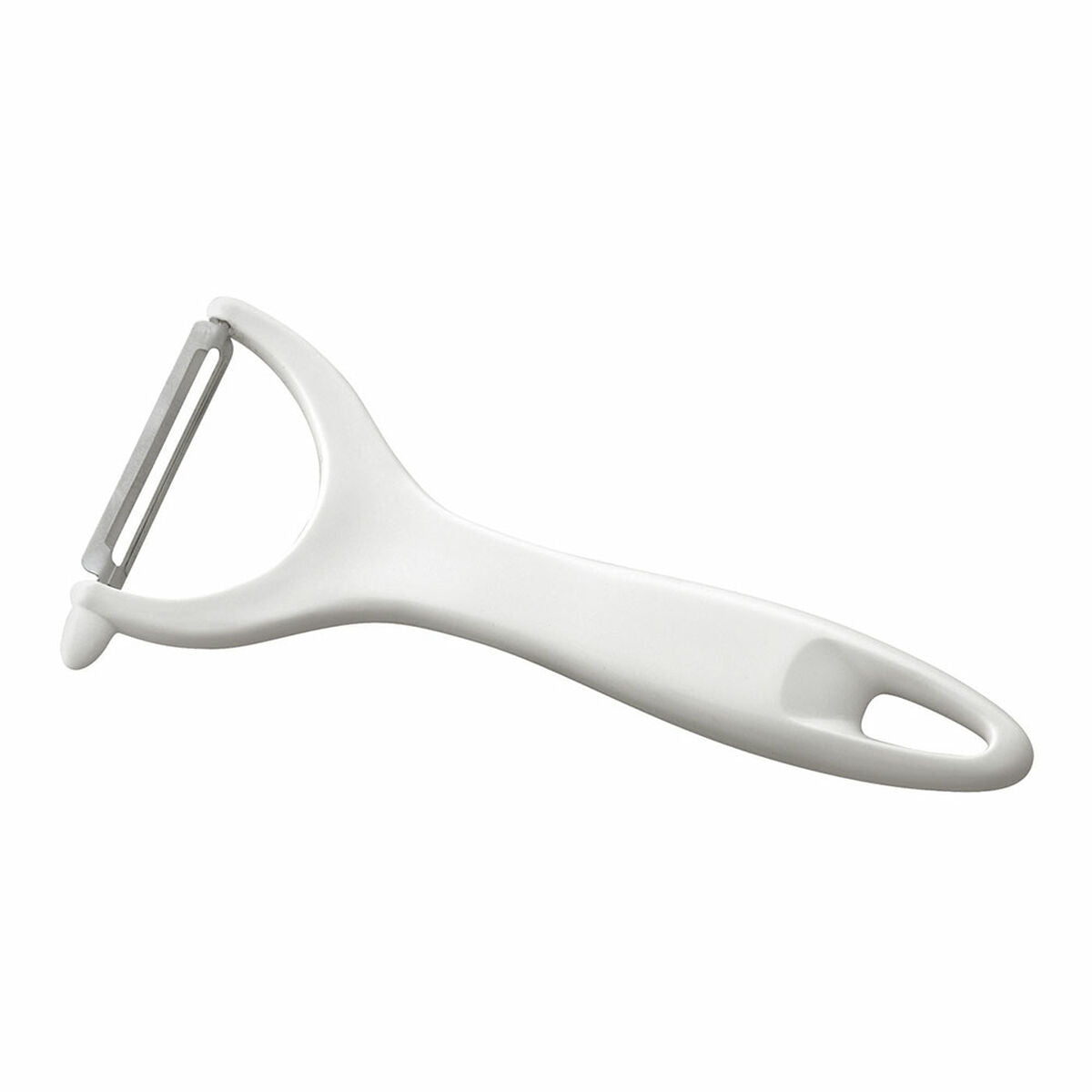 Fruit and Vegetable Peeler Tescoma Presto White Stainless steel Plastic Tescoma