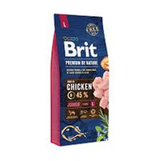 Fodder Brit Premium Kid/Junior Chicken 15 kg Brit