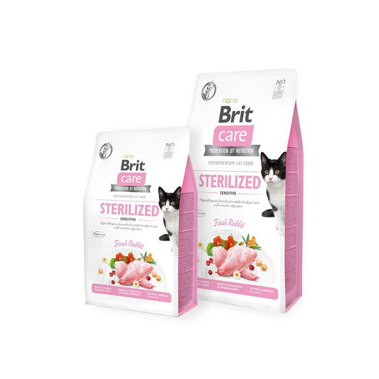 Cat food Brit Care Grain Free Sterilized Sensitive Adult 7 kg Brit