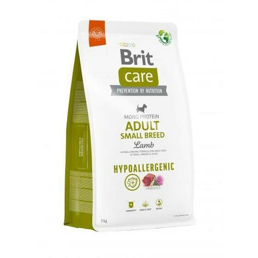 Fodder Brit Care Hypoallergenic Adult Small Breed Adult Lamb Rice 7 kg Brit