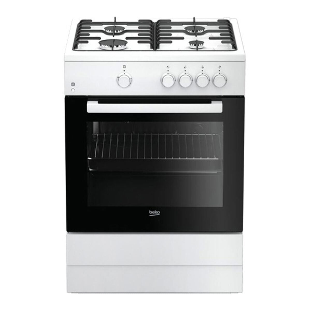 Gas Cooker BEKO FSG62000DWL Black/White BEKO