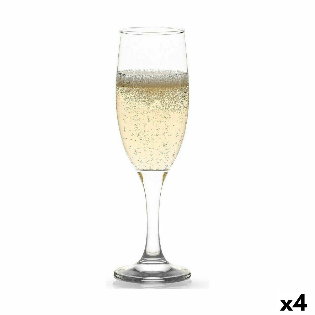 Champagne glass Inde Misket Set 190 ml (4 Units) Inde