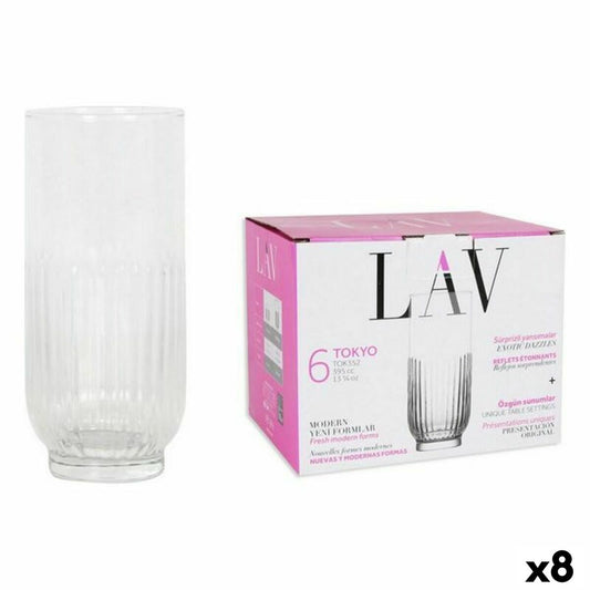 Set of glasses LAV 144946 6 Pieces (8 Units) (395 ml) LAV