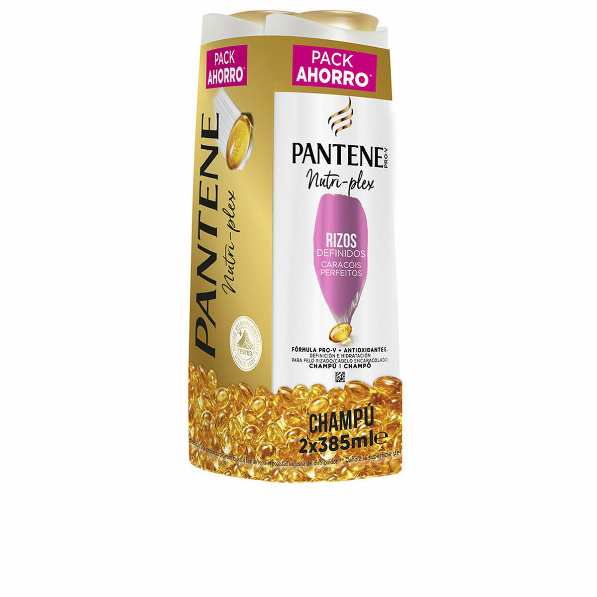 Shampoo Pantene Lockiges Haar 2 x 385 ml