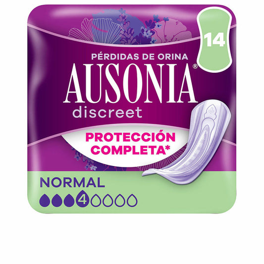 Incontinence Sanitary Pad Ausonia DISCREET 14 Units