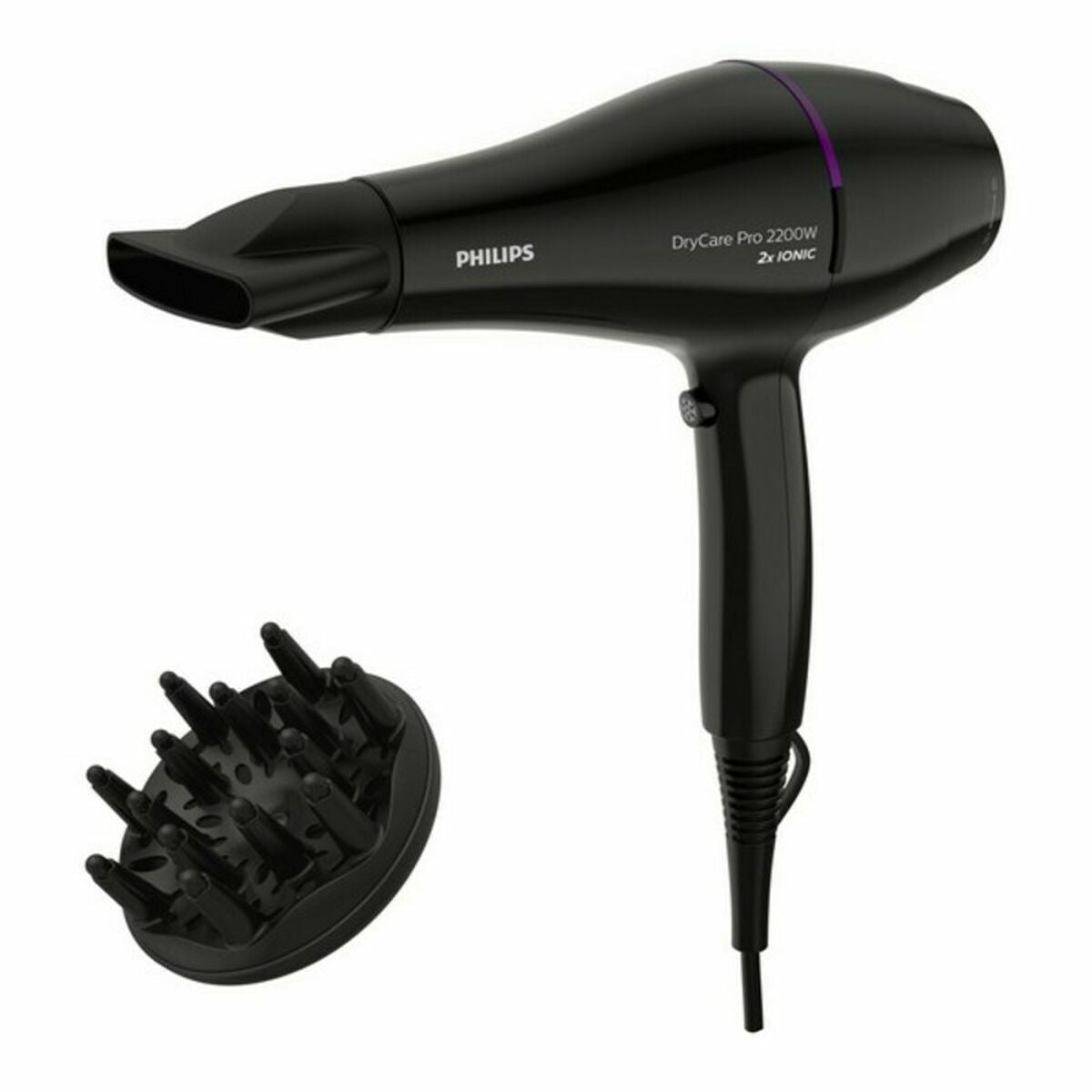 Secador de pelo Philips BHD274/00 Negro 2200 W