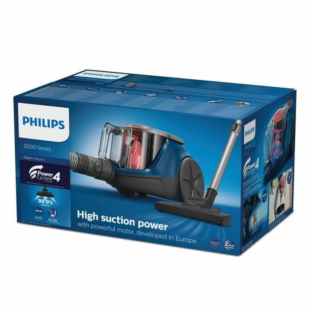 Cordless Vacuum Cleaner Philips Black 850 W Philips