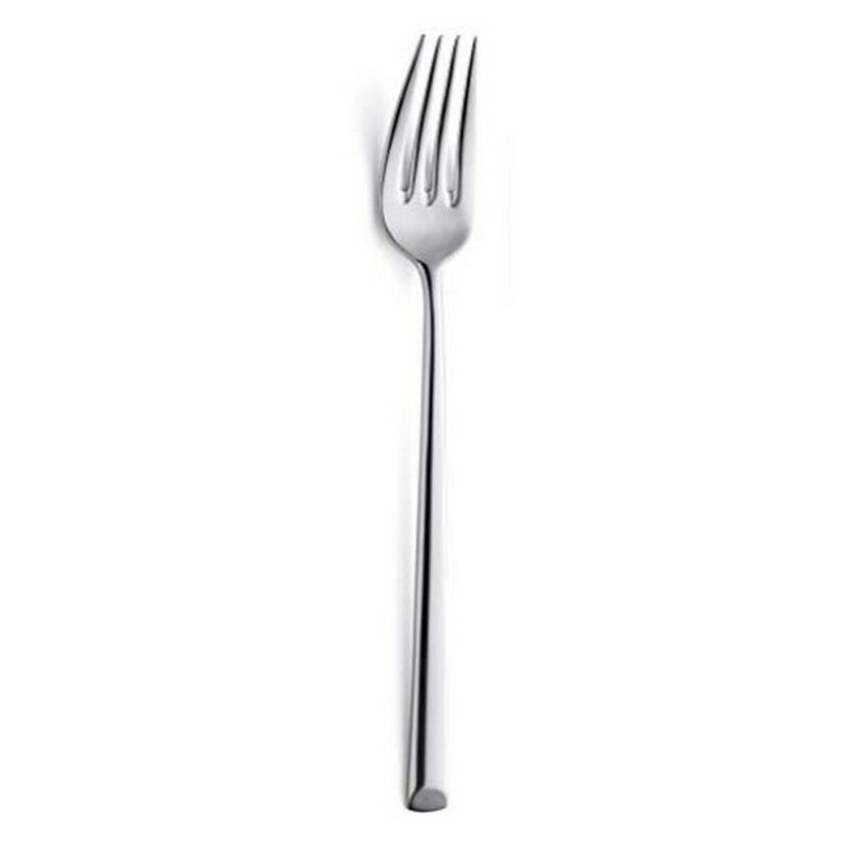 Set of Dessert Forks Amefa Metropole Steel Metal 19,4 cm (12 Units) Amefa