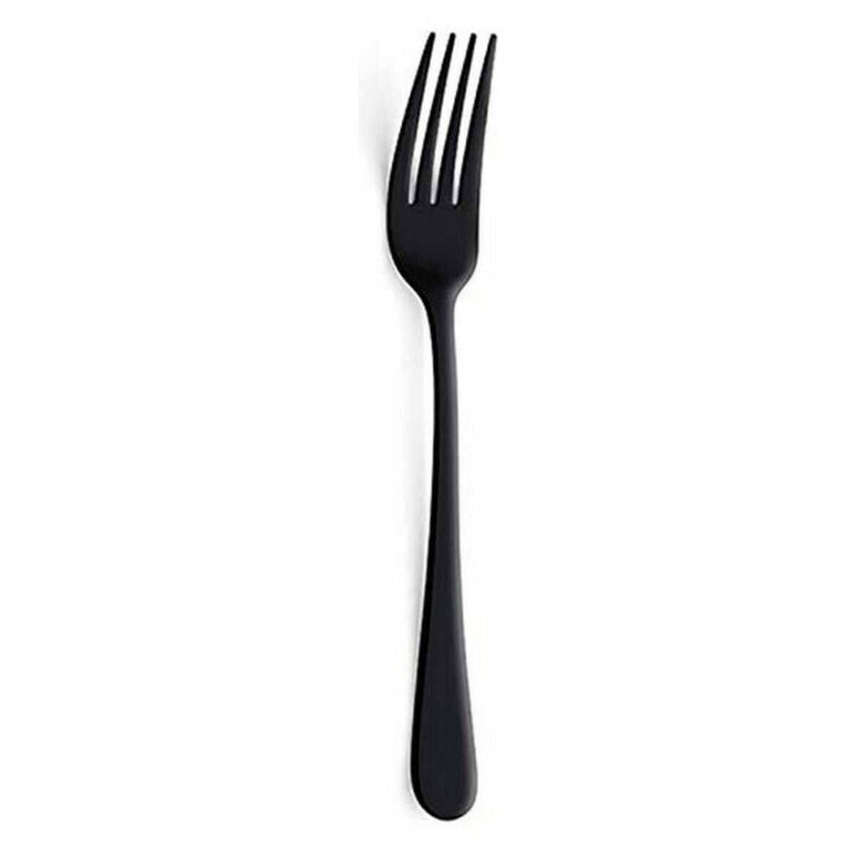 Fork Set Amefa Austin Negro (12 pcs) Black Metal 20,7 cm (12 Units) Amefa