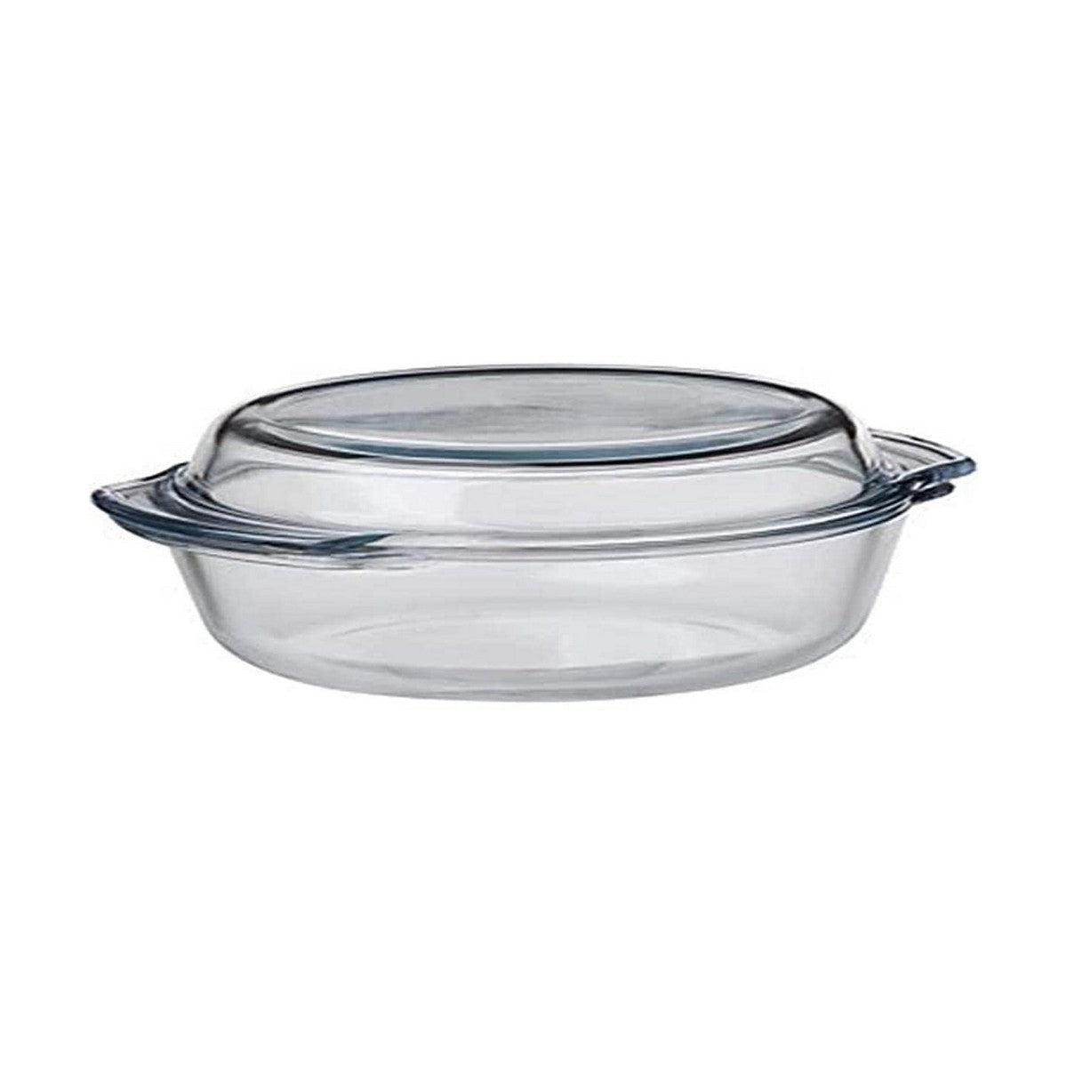 Serving Platter Crystal Transparent (1,7 L) BigBuy Cooking