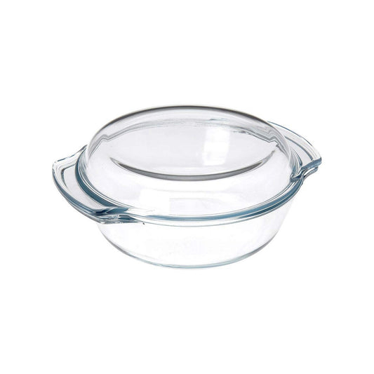 Serving Platter Crystal Transparent (2,4 L) BigBuy Cooking