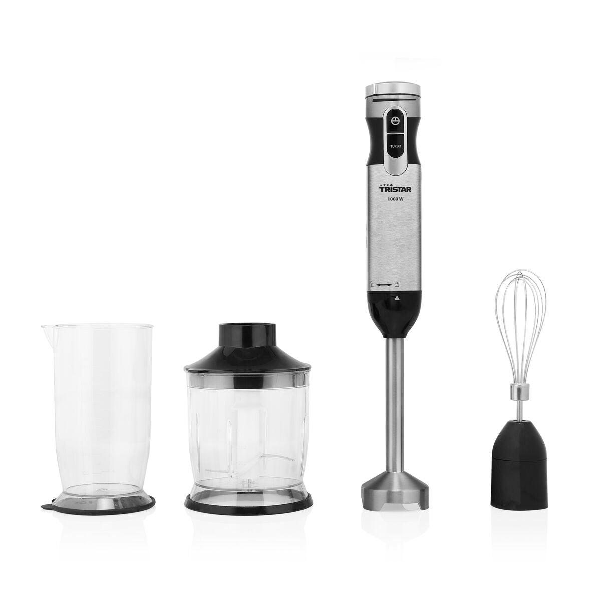 Hand-held Blender Tristar MX4829 Black Silver 1000 W Tristar