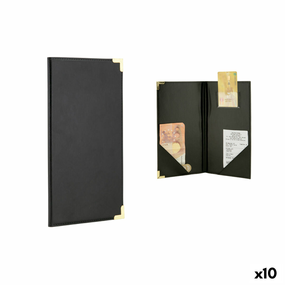 Folder Securit Classic Delivery of accounts 23,9 x 13,1 cm Black Securit