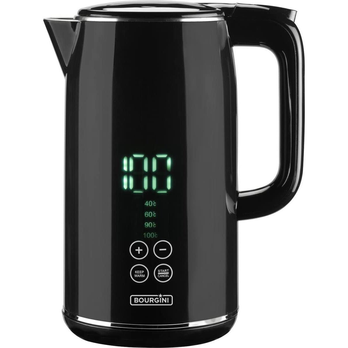 Kettle Bourgini 235011 KETTLE 2200 W Black 1,7 L Bourgini