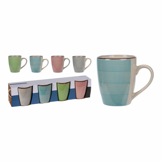 4 Piece Mug Set Excellent Houseware 360 ml Excellent Houseware