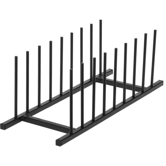 Draining Rack for Kitchen Sink Black Metal (34,5 x 12,5 cm) BigBuy Home