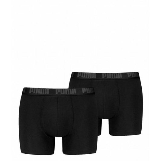 Herren-Boxershorts Puma BASIC 701226387 002 2 Einheiten Schwarz