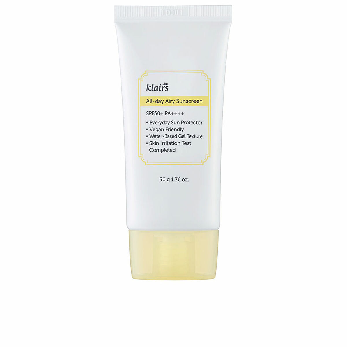 Facial Sun Cream Klairs Sun Spf 50+ Klairs