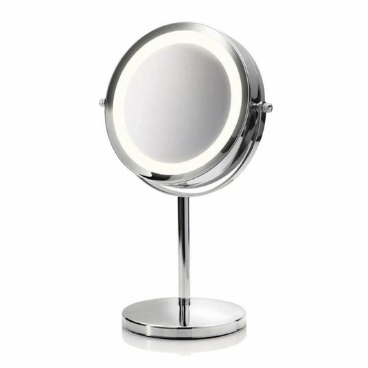 Magnifying Mirror Medisana 88550 Chrome Metal Stainless steel Foot support LED Light Medisana