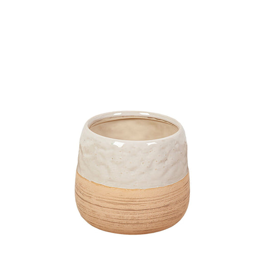 Planter Romimex Beige Ceramic 30 x 24 x 30 cm Romimex