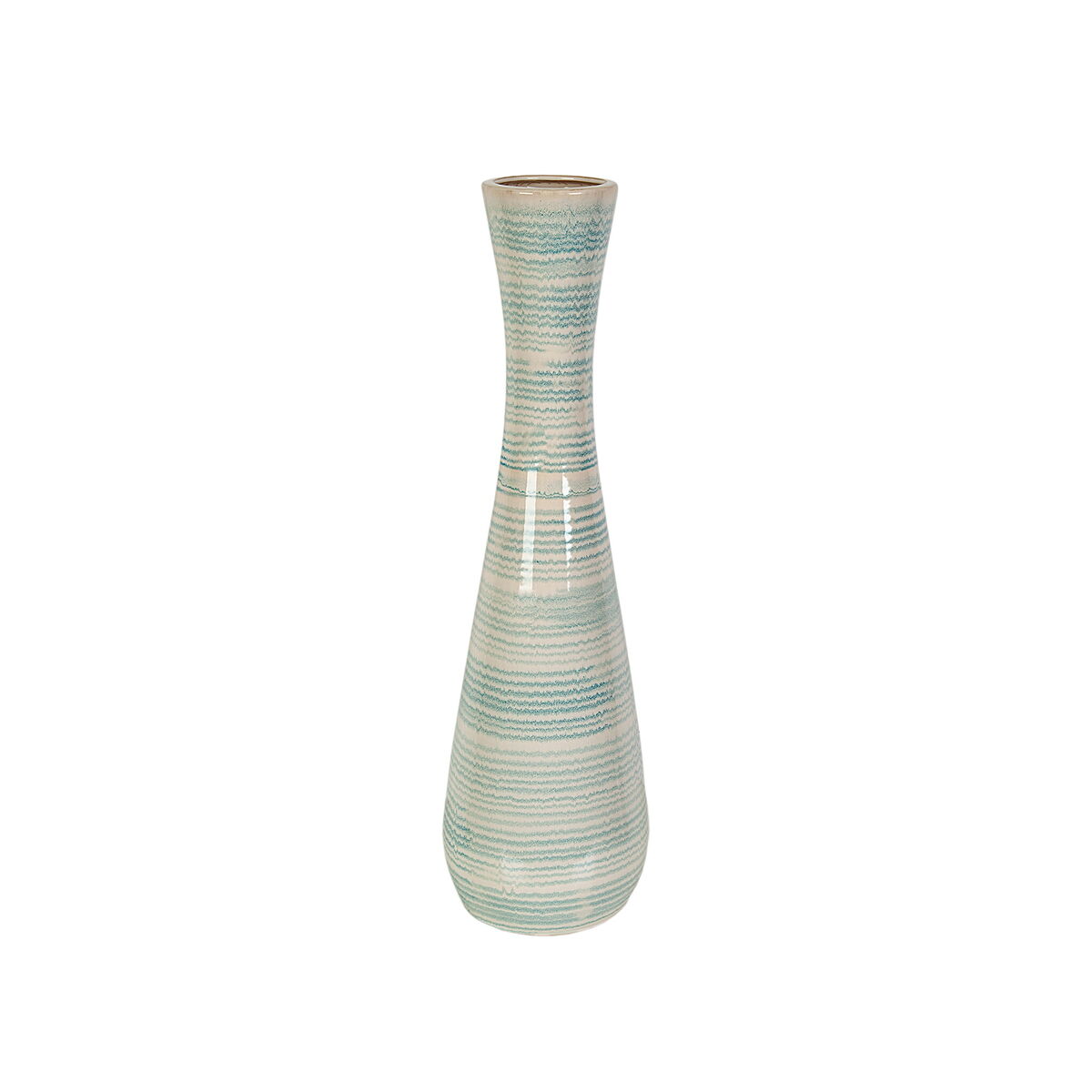 Vase Romimex Blue White Ceramic 20 x 69 x 20 cm Romimex