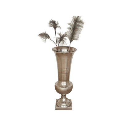 Floor vase Alexandra House Living Silver Aluminium 28 x 73 x 28 cm Alexandra House Living