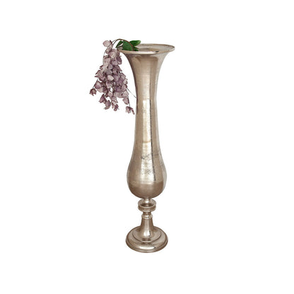 Floor vase Alexandra House Living Silver Aluminium 30 x 118 x 30 cm Alexandra House Living