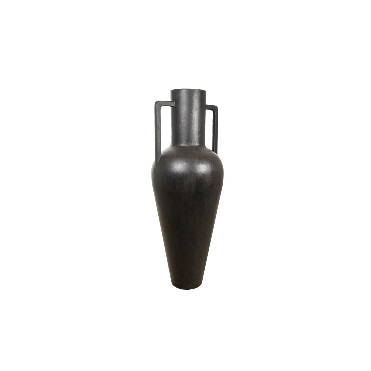 Vase Romimex Black Ceramic Streched 60 x 165 x 60 cm With handles Romimex